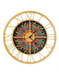 ARTI & MESTIERI OROLOGIO DECORATO EFFETTO MAIOLICA