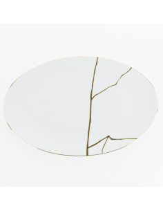 WEISSESTAL PIATTO DA PORTATA OVALE 36 CM - ONIX BREAK