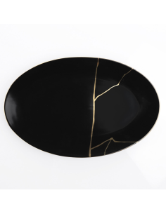 WEISSESTAL PIATTO DA PORTATA OVALE 36 CM - ONIX BREAK 2