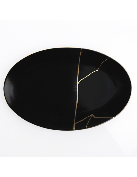 WEISSESTAL PIATTO DA PORTATA OVALE 36 CM - ONIX BREAK