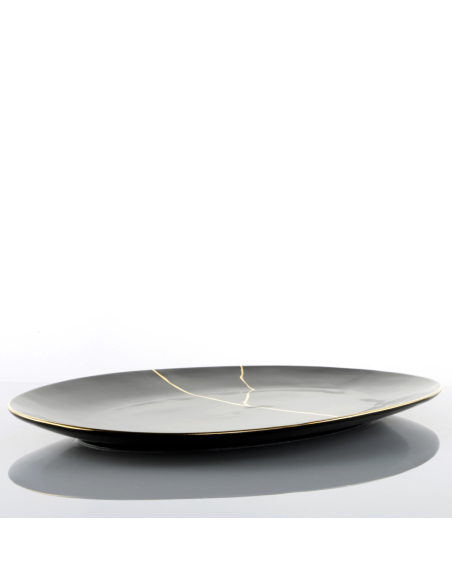 WEISSESTAL PIATTO DA PORTATA OVALE 36 CM - ONIX BREAK