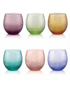 IVV SET 6 BICCHIERI ACQUA 25 CL - MULTICOLOR