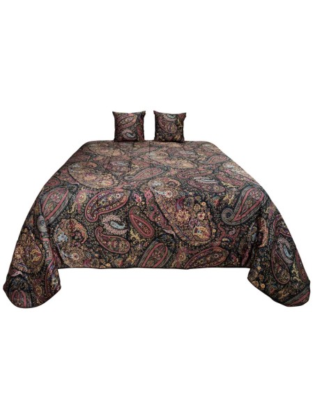 ETRO TRAPUNTINO MATRIMONIALE IN RASO 270 X 270 CM E 2 CUSCINI ARREDO