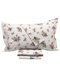 DEA COMPLETO LENZUOLA MATRIMONIALE IN PERCALLE - SALVIA