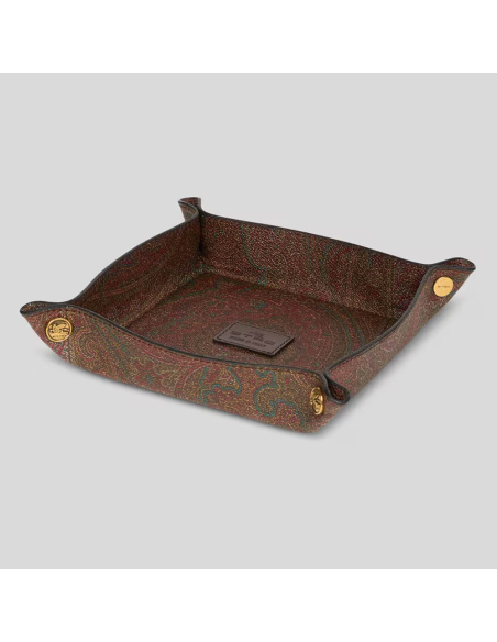 ETRO VASSOIO QUADRATO IN ARNICA