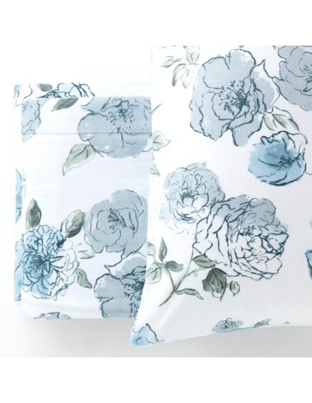 RIVIERA COMPLETO LENZUOLA MATRIMONIALE IN CALDO COTONE - HERMOSA