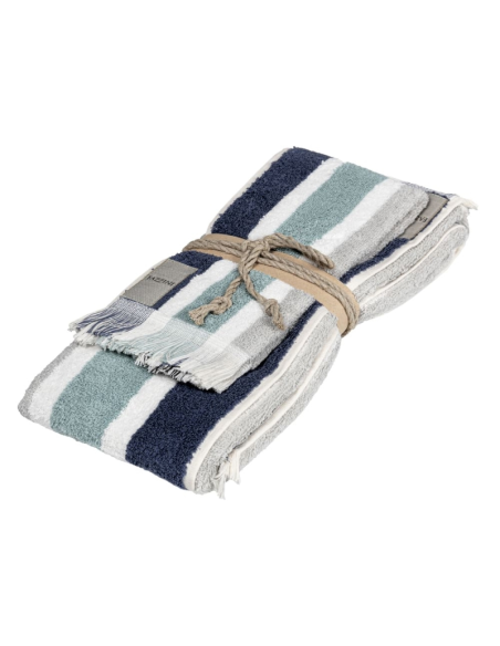 FAZZINI SET 2 ASCIUGAMANI IN SPUGNA - GRADAZIONI