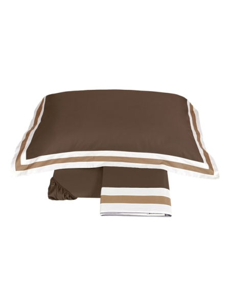 FAZZINI COMPLETO LENZUOLA 2 PIAZZE IN RASO - SENTIERI