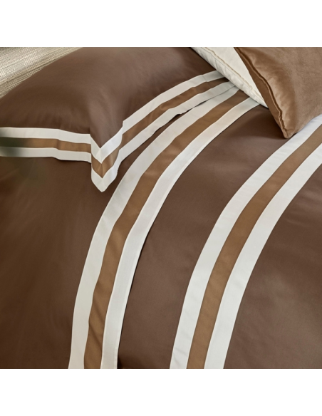 FAZZINI COMPLETO LENZUOLA 2 PIAZZE IN RASO - SENTIERI