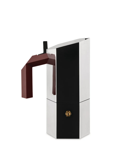 ALESSI CAFFETTIERA ESPRESSO IN ACCIAIO INOX - MENHIR