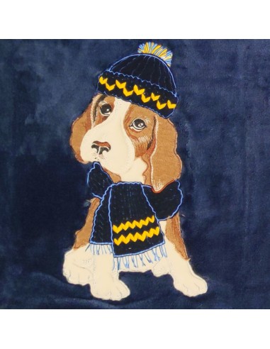 DEA PLAID 130 X 190 CM IN PILE CON APPLICAZIONE...