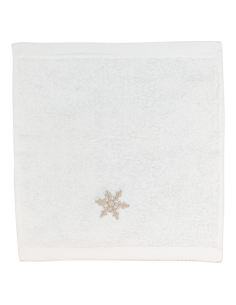 DEA SET 3 LAVETTE NATALIZIE 30 X 30 CM - CRISTALLI 2