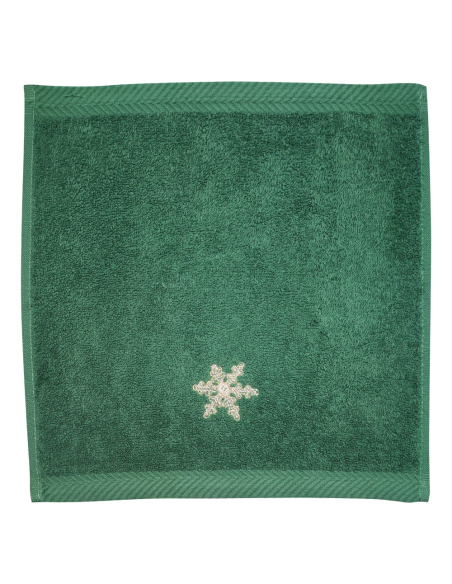 DEA SET 3 LAVETTE NATALIZIE 30 X 30 CM - CRISTALLI