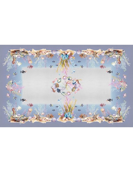 DIGITAL LAB TOVAGLIA IN PANAMA DI COTONE - CORALLO