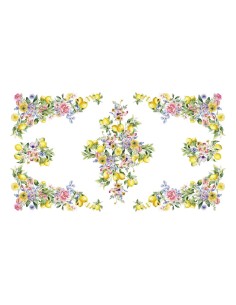 DIGITAL LAB TOVAGLIA IN PANAMA DI COTONE - LEMON 2