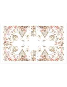 DIGITAL LAB TOVAGLIA IN PANAMA DI COTONE - PINK EASTER 2
