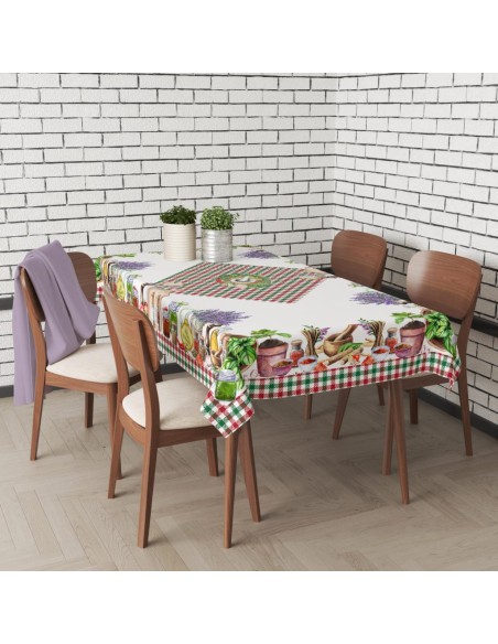 DIGITAL LAB TOVAGLIA IN PANAMA DI COTONE - SPEZIE