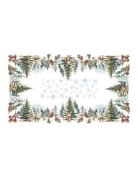 DIGITAL LAB TOVAGLIA NATALIZIA IN PANAMA DI COTONE - BUNNY