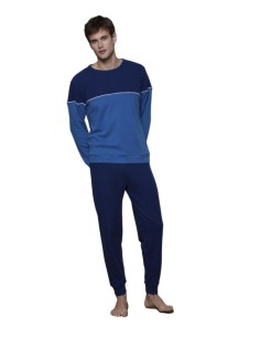 NOIDINOTTE PIGIAMA UOMO GIROCOLLO MANICA LUNGA E...