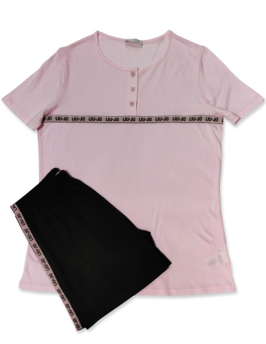 LIU JO PIGIAMA DONNA SERAFINO MEZZA MANICA E...