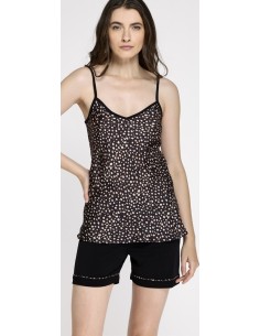 LIU JO PIGIAMA DONNA SPALLA STRETTA E PANTALONE CONRTO -...