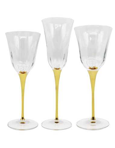 FEELING SERVIZIO CALICI 18 PEZZI IN VETRO -...