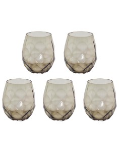 FEELING SET 5 BICCHIERI ACQUA 34 CL IN VETRO - HERMES