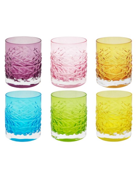 FEELING SET 6 BICCHIERI ACQUA 35 CL IN VETRO - ROMANTIC