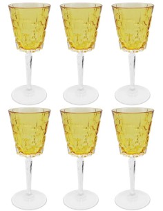 FEELING SET 6 CALICI VINO 28 CL IN VETRO - VESUVIUS 2