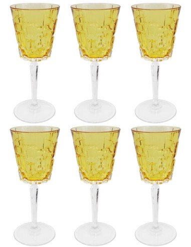 FEELING SET 6 CALICI VINO 28 CL IN VETRO -...