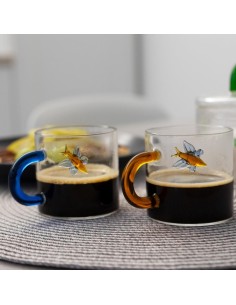 WD LIFESTYLE SET 2 TAZZINE CAFFE CON MANICO E DECORO... 2