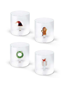 WD LIFESTYLE SET 4 BICCHIERI NATALIZI 250 ML 2