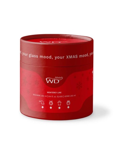WD LIFESTYLE SET 4 BICCHIERI NATALIZI 250 ML