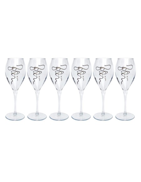 OIKO SET 12 PEZZI BICCHIERI E CALICI IN VETRO - BOWY by Weissestal