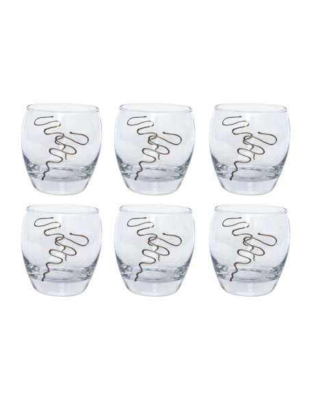 OIKO SET 12 PEZZI BICCHIERI E CALICI IN VETRO - BOWY by Weissestal