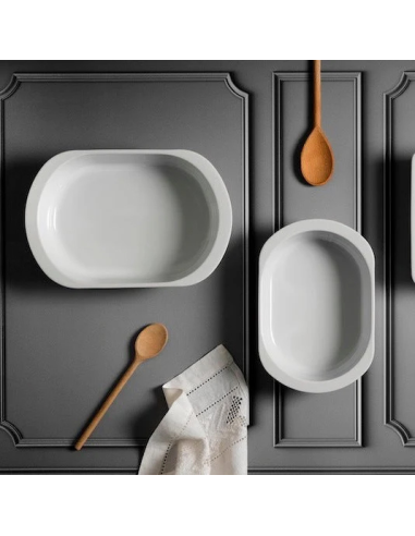 WEISSESTAL PIROFILA OVALE IN PORCELLANA