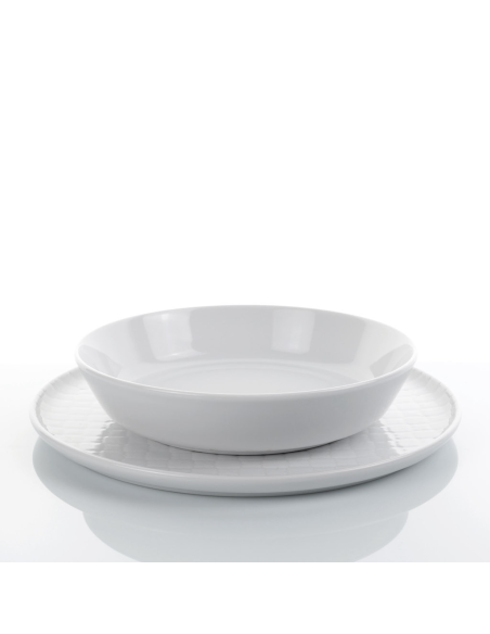 WEISSESTAL SERVIZIO PIATTI 25 PEZZI IN PORCELLANA - TILE