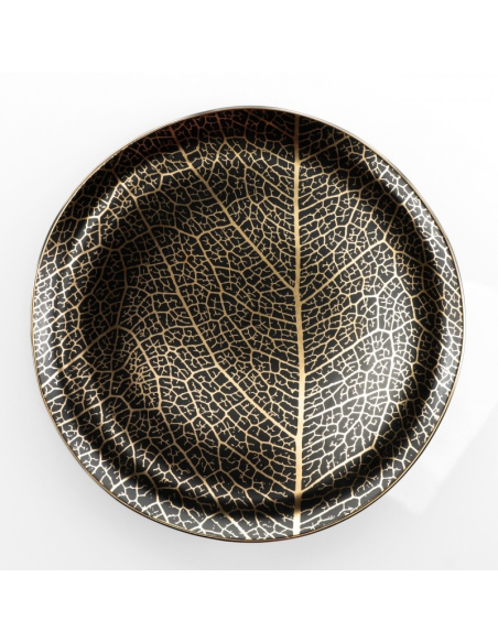 WEISSESTAL SERVIZIO PIATTI 46 PEZZI IN PORCELLANA - ONIX BLACK