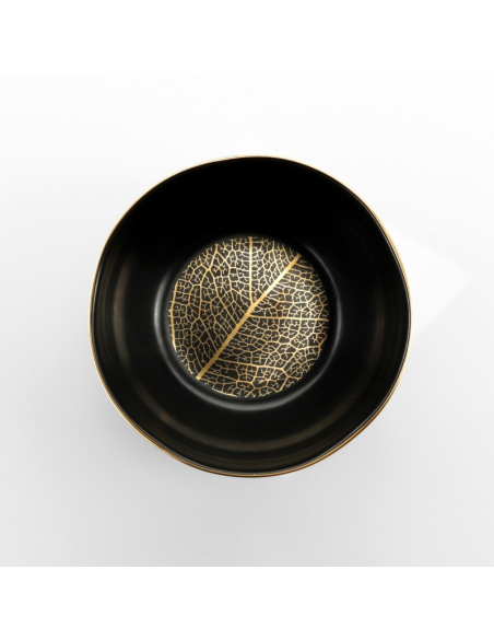 WEISSESTAL SERVIZIO PIATTI 46 PEZZI IN PORCELLANA - ONIX BLACK