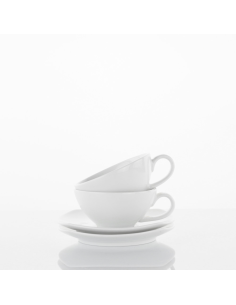 WEISSESTAL SET 2 TAZZE THE CON PIATTINI IN PORCELLANA -... 2