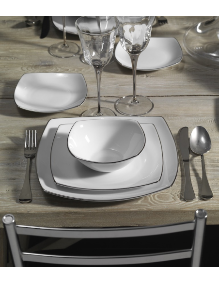 WEISSESTAL SET 6 COPPETTE MACEDONIA 14 CM IN PORCELLANA - PLATINUM LINE