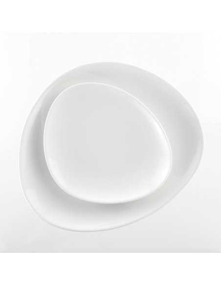 WEISSESTAL SET 6 PIATTI FRUTTA 21 CM IN PORCELLANA - AQUA