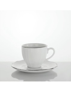 WEISSESTAL SET 6 TAZZE CAFFÈ 100 ML IN PORCELLANA - ELGA