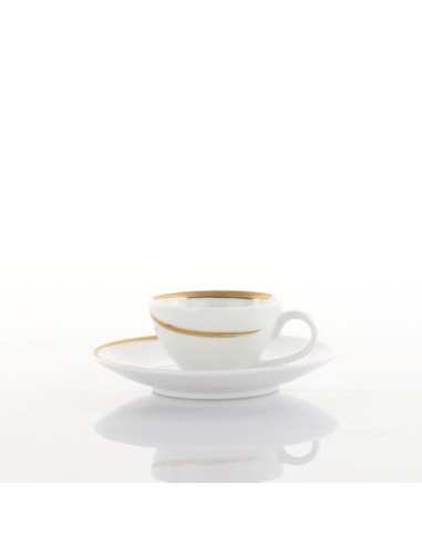 WEISSESTAL SET 6 TAZZE CAFFÈ CON PIATTINO IN...