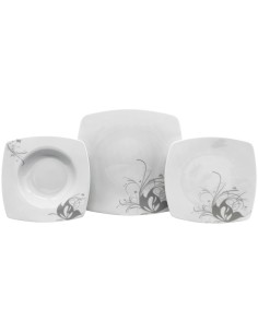 WEISSESTAL SET PIATTI 3 PEZZI IN PORCELLANA - FLY