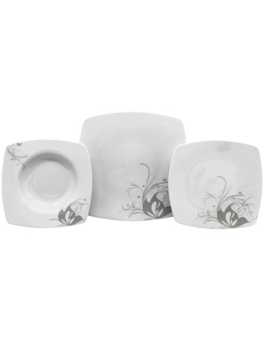 WEISSESTAL SET PIATTI 3 PEZZI IN PORCELLANA - FLY