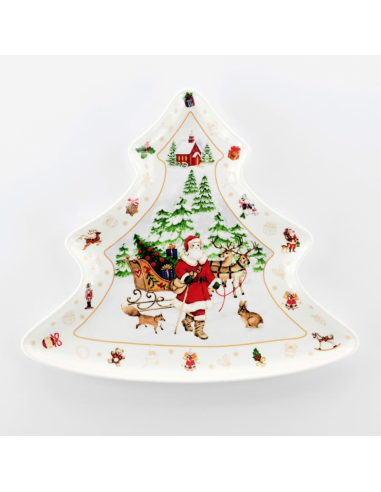 WEISSESTAL VASSOIO ALBERO 28 CM IN PORCELLANA -...