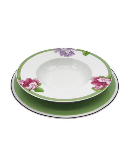 SELTMANN WEIDEN SERVIZIO DI PIATTI 61 PEZZI - FLOWERS