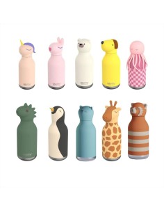 ASOBU BOTTIGLIA TERMICA 460 ML CON TESTA ANIMALE - BESTIE...