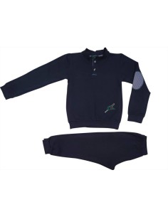 TWISI PIGIAMA LUNGO DA BAMBINO A LUPETTO IN FELPA